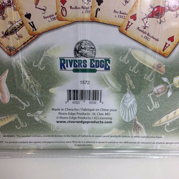 Rivers Edge Playing Cards And Dice Lures Of The Past Antique Lure Pictures New - Picture 10 of 12